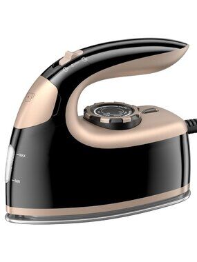 MIYOKO Mini Steam Iron for Clothes, 1000W Portable Small Iron, with Non-Stick So